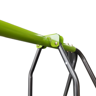 Sunvega Lime Green Outdoor Swing Set with Plastic Safe Seats for 440lbs