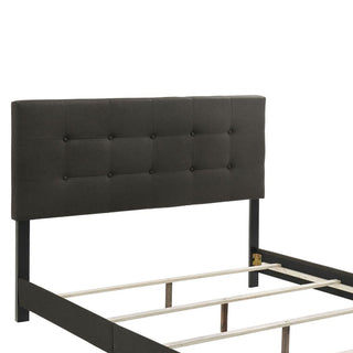 Sunvega Tufted Queen Panel Bed with Low Platform for Modern Bedroom Decor