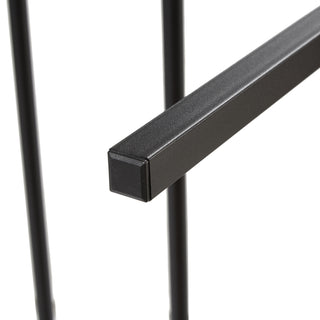 Sunvega King Size Metal Platform Bed Frame with Wooden Headboard and Footboard