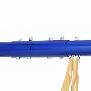 Sunvega Heavy-Duty A-Frame Swing Set with Slide, Seesaw, Glider, and Saucer Swing