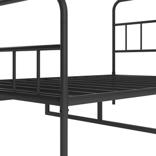 Sunvega Metal Platform Bed Frame with Headboard and Footboard for Underbed Storage