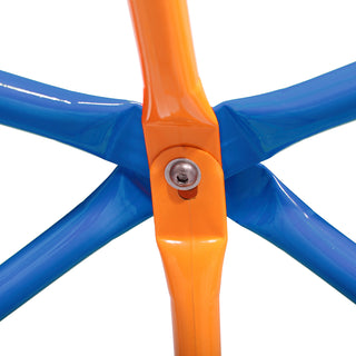 Sunvega Blue and Yellow Geometric Jungle Gym Climber for Kids Aged 3-10