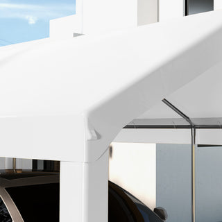 Sunvega 10' x 20' Carport Replacement Canopy Cover with Ball Bungee Cords, UV and Water Resistant