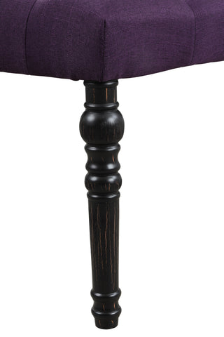 Sunvega Gray Tufted Upholstered Dining Chairs with Light Oak Finish