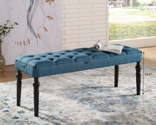 Sunvega Gray Tufted Upholstered Dining Chairs with Light Oak Finish