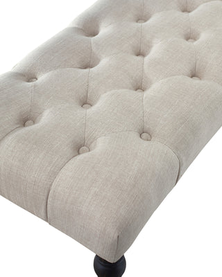 Sunvega Gray Tufted Upholstered Dining Chairs with Light Oak Finish