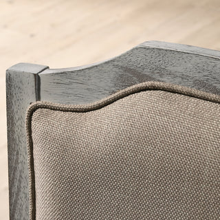 Sunvega Natural Ash Hardwood Dining Chair Set of 2 with Upholstered Seat Cushion