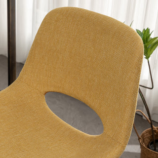 Sunvega Porth Fabric Kitchen Counter Height Stools Set of 2 with Plush Upholstery