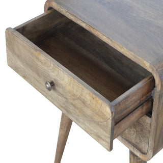 Sunvega Timeless Elegance Functional and Stylish 2-Drawer Nightstand with Nordic Legs