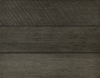 Sunvega Modern Nightstand with Three-Tone Gray Finish and Brushed Metal Legs