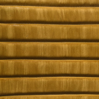 Sunvega Tufted Cushion Side Bench with Padded Goat Leather Upholstery and Tapered Metal Legs