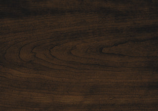 Sunvega Dark Cherry Finish Transitional Dining Table with 4 Dovetail Drawers