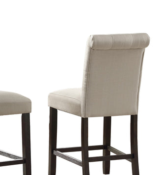 Sunvega Tufted Counter Height Dining Chairs with Padded Seats and Backs in Tan
