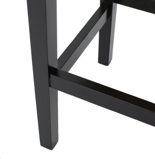 Sunvega Backless Counter Stools Set of 2 with Soft Fabric Seat and Rubber-Wood Legs