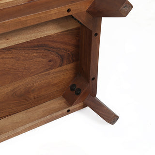 Sunvega Acacia Wood Live Edge Inspired Sierra Small Chest Nightstand