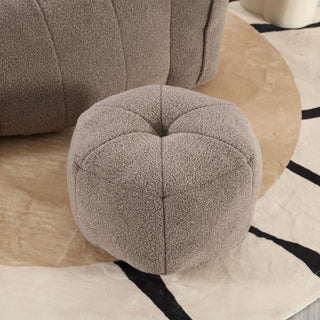 Sunvega Soft Chenille Bean Bag Chair with High Resilient Foam for Living Room