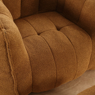 Sunvega Soft Chenille Bean Bag Chair with High Resilient Foam for Living Room