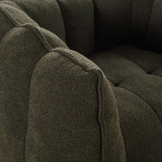 Sunvega Soft Chenille Bean Bag Chair with High Resilient Foam for Living Room