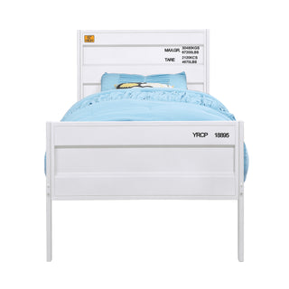 Sunvega Cargo Container Themed Metal Full Platform Bed with Industrial Aesthetics