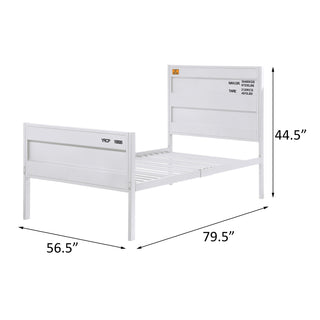 Sunvega Cargo Container Themed Metal Full Platform Bed with Industrial Aesthetics