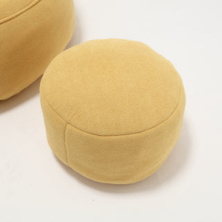 Sunvega High Pressure Foam Bean Bag Sofa Chair with Padded Footrest for Living Room