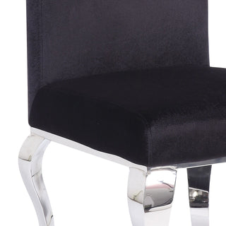 Sunvega Modern White Wooden Slatted Back Chair with Sturdy Legs for Teen's Room