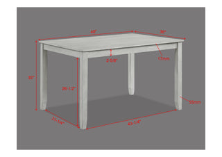 Sunvega Farmhouse Style Rustic Finish Upholstered Cushion Seat Dining Bench