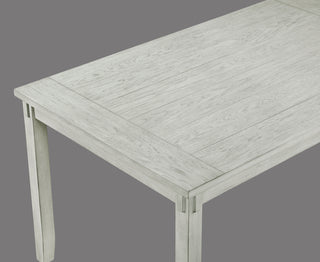Sunvega Farmhouse Style Rustic Finish Upholstered Cushion Seat Dining Bench