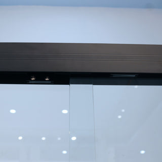 Sunvega 56-60"W x 75"H Aluminium Alloy Frame Double Sliding Shower Door with 1/4" Tempered Clear Glass