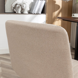 Sunvega Soft Breathable Fabric Upholstery Swivel Office Chair with Thick Foam Padding