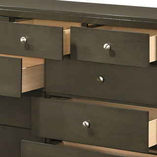Sunvega Nine Drawer Dresser with English Dovetail Joints and Sleek Lines