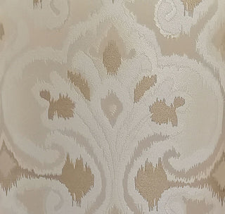 Sunvega Ivory and Bone White Side Chair Set with Claw Legs and Tufted Back