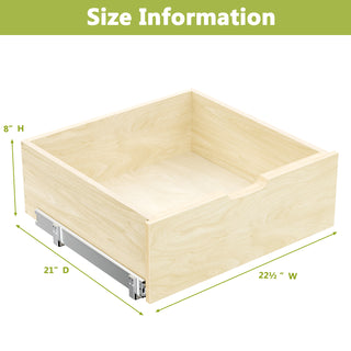 Sunvega Pull Out Cabinet Organizer with Full Extension Rail Slides for Kitchen Pantry