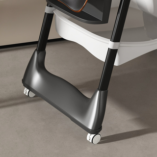 Sunvega Adjustable Baby High Chair with Safety Belt Lockable Wheels for Home Dining
