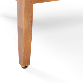 Sunvega Acacia Wood Club Chair with Water-Resistant Cushions for Patio