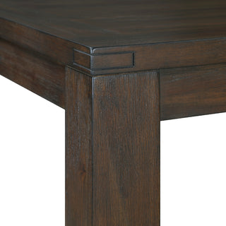 Sunvega Rectangular Acacia Wood Dining Table with Straight Legs 79 Inch