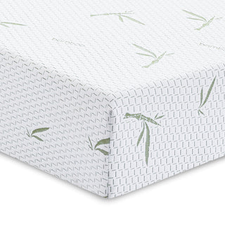 Sunvega 8-Inch Dual Layer Memory Foam Mattress with Bamboo Infused Cover Queen