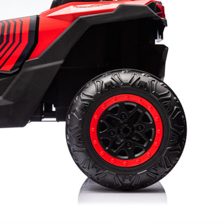Sunvega 24V Two-Seater Kids Ride On UTV with Remote Control and Four-Wheel Suspension