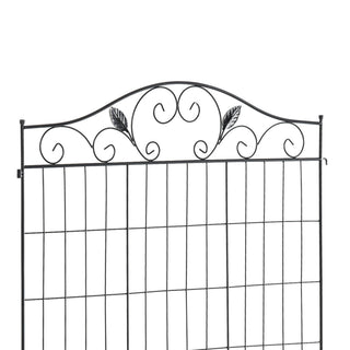 Sunvega Decorative Garden Fence Panel with Elegant Vine Patterns for Yard Landscaping