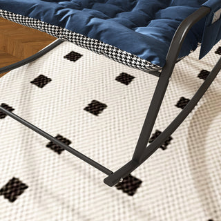 Sunvega Rocking Chair with Storage Cushions Armrests All-Season Comfort Lounge Recliner