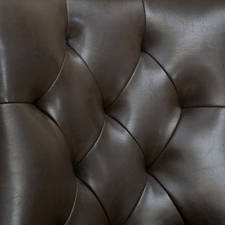 Sunvega Contemporary Upholstered Dining Chairs with Tufted Diamond Stitch and Wood Legs