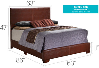 Sunvega Sleek Black Full Bed Frame with Chic Finish for Casual Elegance