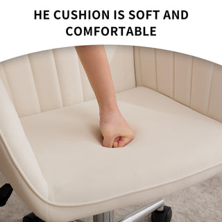 Sunvega Ergonomic Swivel Chair with Soft Memory Foam Cushion and Lumbar Support
