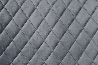 Sunvega Modern Brown Velvet Upholstered Counter Height Chairs with Quilted Stitching