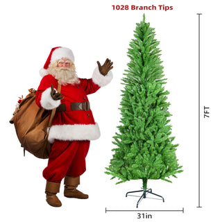 Sunvega 9FT Pre-Lit Artificial Christmas Tree with 500 LED Lights and 2580 Branch Tips