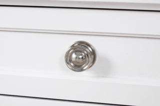 Sunvega White Chest with Felt Lined Drawer and Dovetail Joints for Bedroom