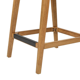 Sunvega Saddle Kitchen Island Counter Stool with Back in Sunkissed Beige Leather