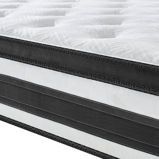 Sunvega 12 Inch Twin Size Hybrid Mattress with Oeko-Tex 100 Knitted Cover