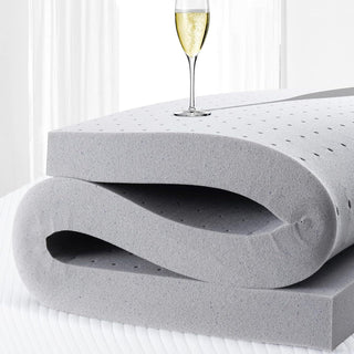 Sunvega King Size Cooling Gel Memory Foam Mattress Topper for Soft Pressure Relieving Sleep