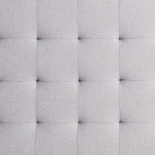 Sunvega Classic Geometric Square Tufted Headboard with Adjustable Height for Queen Bed